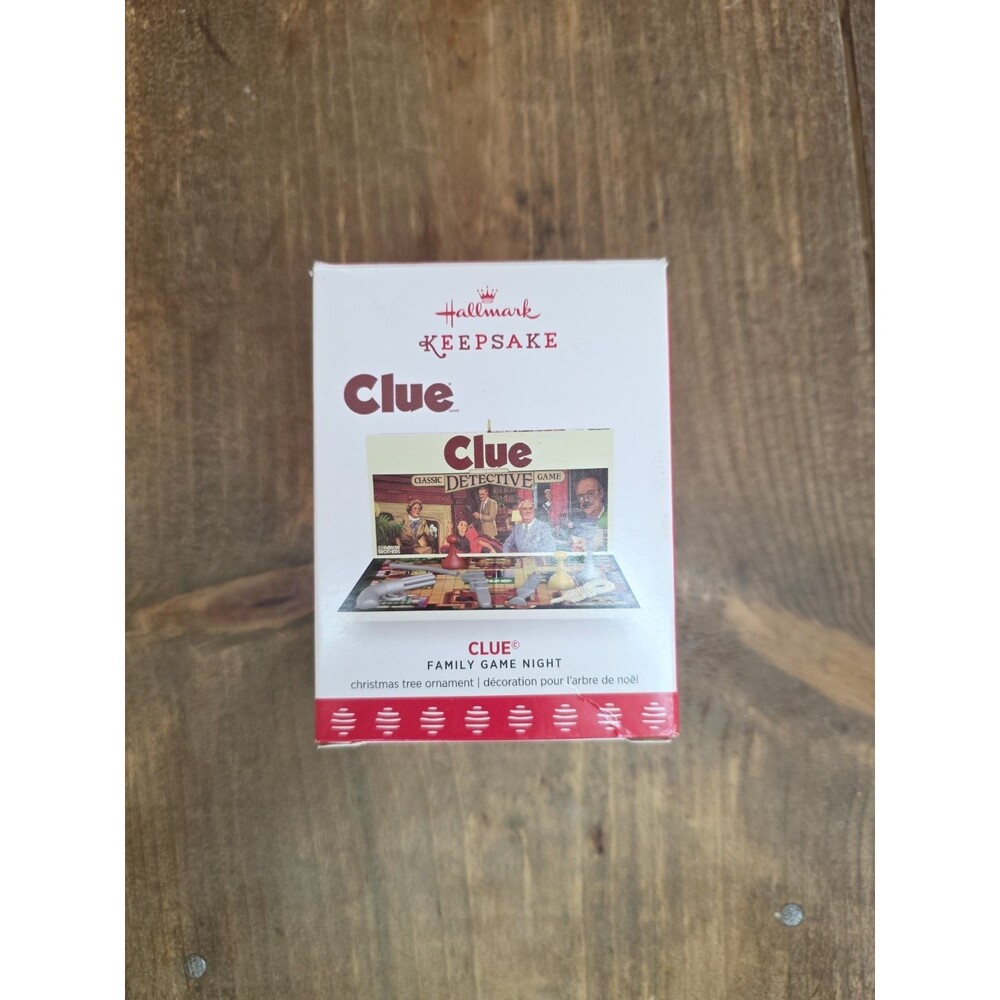 Hallmark 2017 Keepsake CLUE ORNAMENT #4 Family Game Night Series New